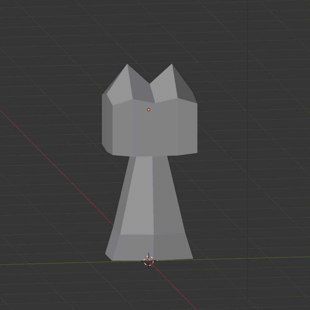 Altered the points of the cube. Softened the body then added a tail. Wanted to make a more detailed tail for next model.